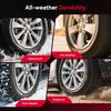 Andeman RV Tire Pressure Monitoring System, Tire Pressure Monitor With Solar And USB Charger TPMS With 4 Sensors & 6 Alarm Modes Tire Temperature