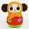 Мягкая игрушка Матрёшка Чебурашка оранжевая S размера