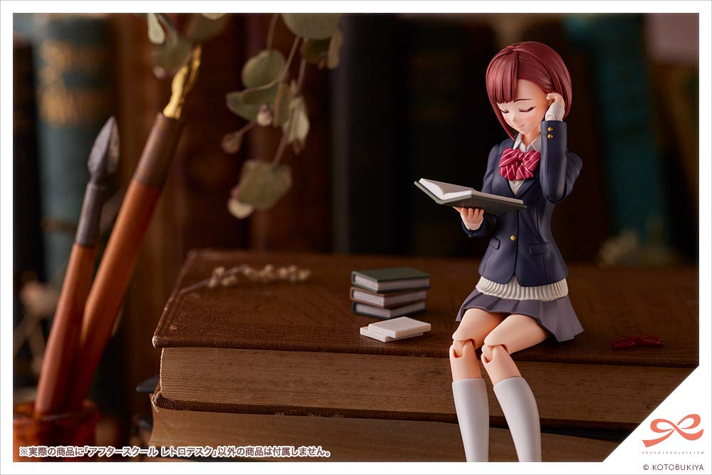 Kotobukiya Sosai Garden After School Ретро-стол Общая длина 87 мм Масштаб Пластиковая модель MV002 для девочек Приблизительно. 1/10