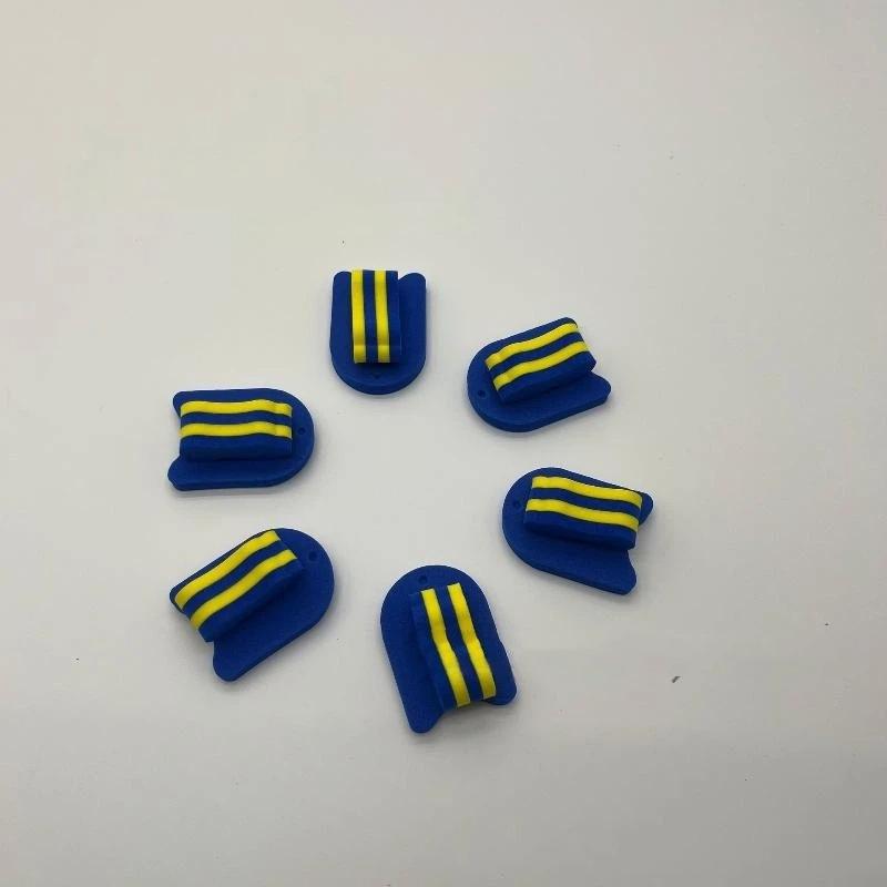 Soft Buoyant EVA Floating Keychain Bright Colors Lightweight Key Holder for Swimming Boating Beach Surfing Trips