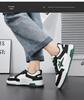 Мужские осенние кроссовки 2025 года, белые, дышащие, на толстой подошве - модная повседневная обувь для скейтбординга и моды