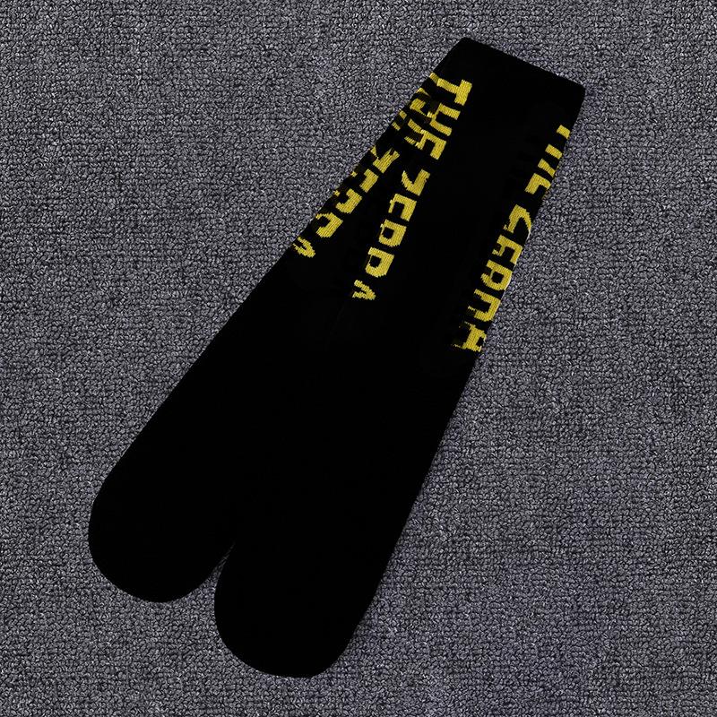 Новые чулки, модные детские хлопковые чулки с надписью, чулки