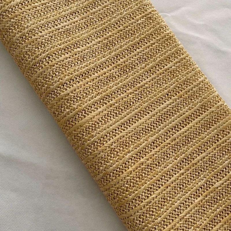 1 ярд экологически чистой полипропиленовой рафии тканой ткани дышащая ручная работа полипропиленовая соломенная ткань ручной вязки материал для пляжной соломенной сумки