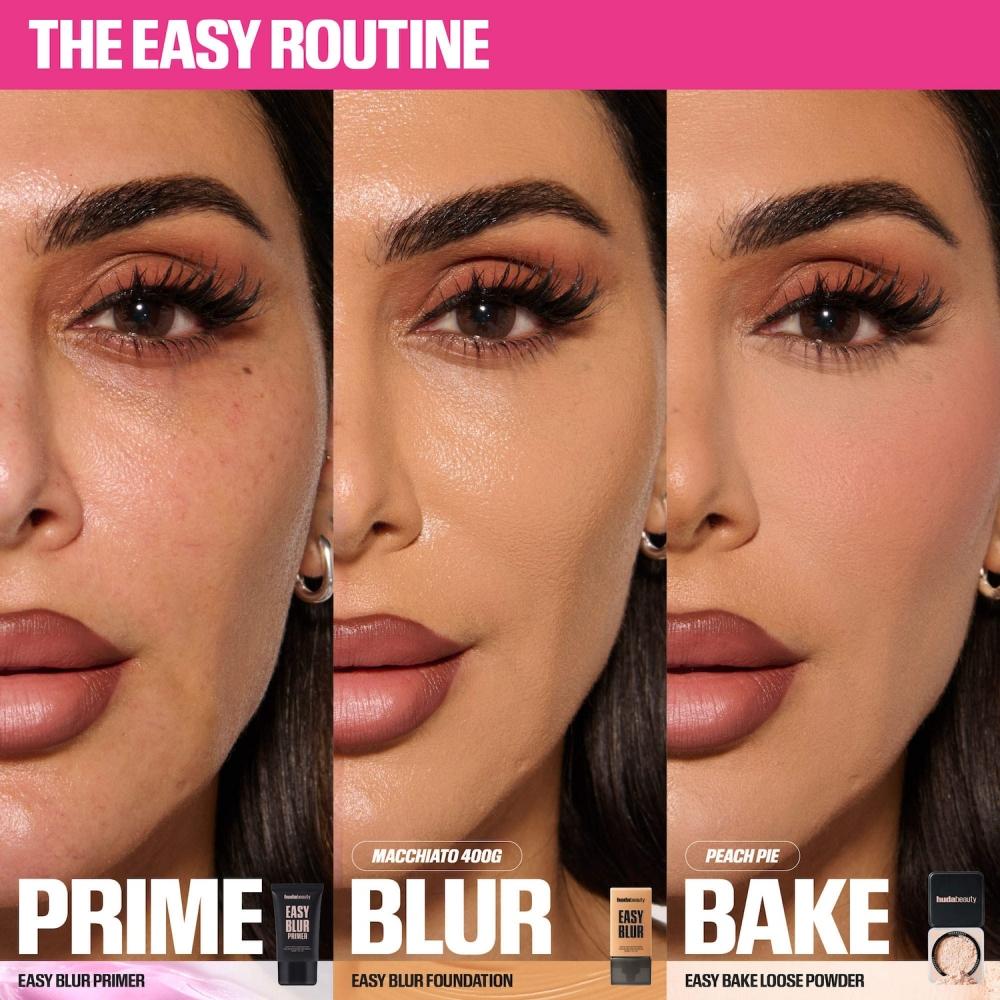 Huda Beauty Мини-пудра для запекания и фиксации Easy Bake 0,21 унции 6 г Peach Pie Средний/Загорелый с теплыми подтонами