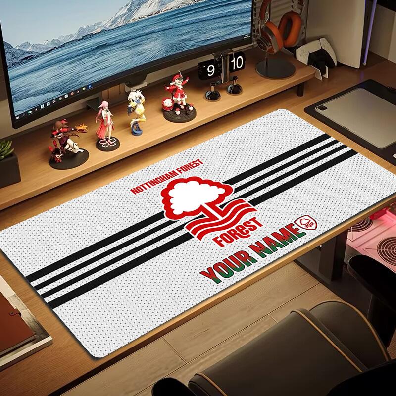 Nottingham Forest FC Print  Cushion Non-slip Laptop Tablet Big Mousepad XXL Mat Mini PC Playmat With Lock edge