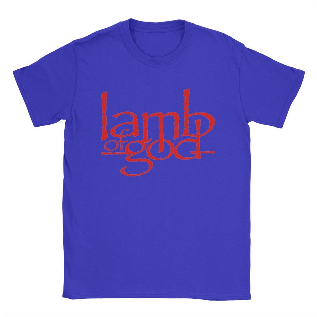 Футболка Lamb Of God для мужчин из чистого хлопка, забавные футболки с круглым вырезом, топы с коротким рукавом, новое поступление