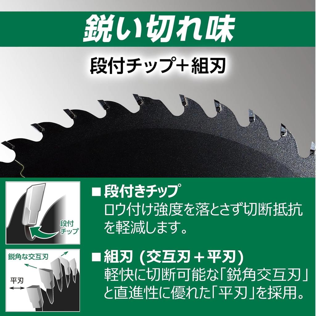 HiKOKI Пильный диск Super Tip для торцовочных пил 75, Kuroshachi, 190 мм, зубья, 0037-7182