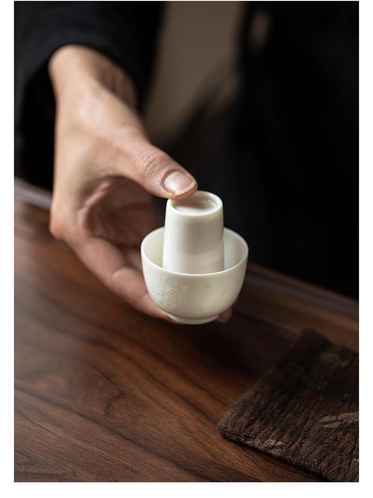 Sitaozhai Aroma Tea Tasting Cup - Single Ceramic Tea Ceremony Cup for Personal Use