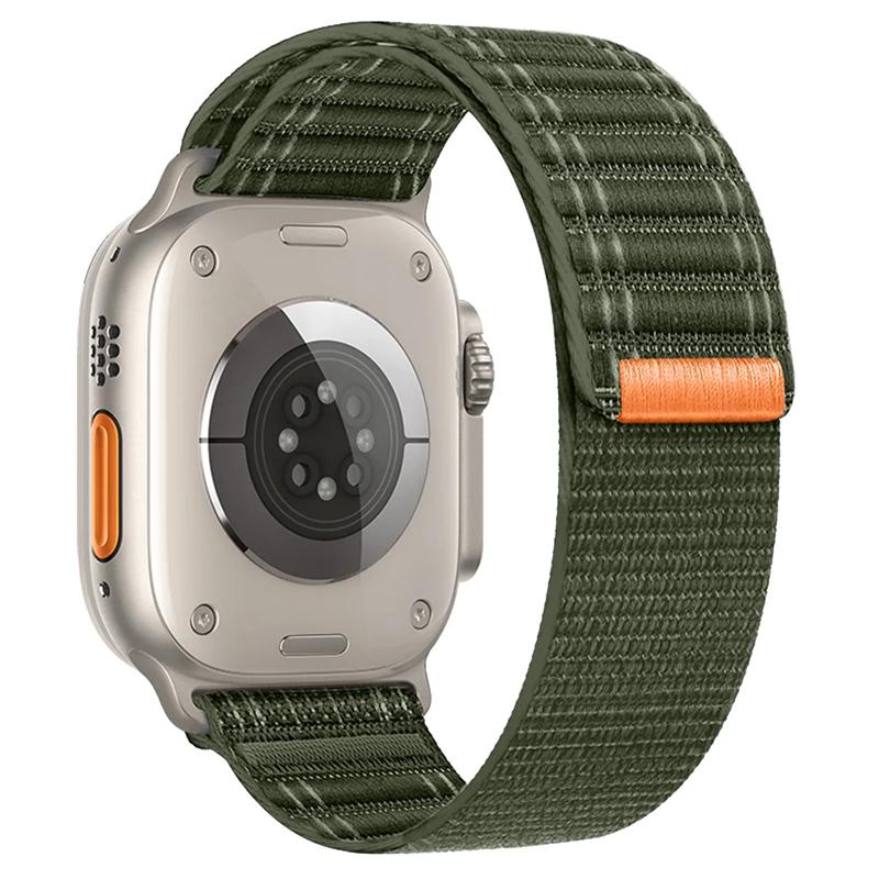 Новый нейлоновый ремешок-петля для Apple Watch Band Ultra 2 49 мм 46 мм 45 мм 44 мм 42 мм 41 мм 40 мм 38 мм спортивный браслет iWatch Series 10 9 8 se 7