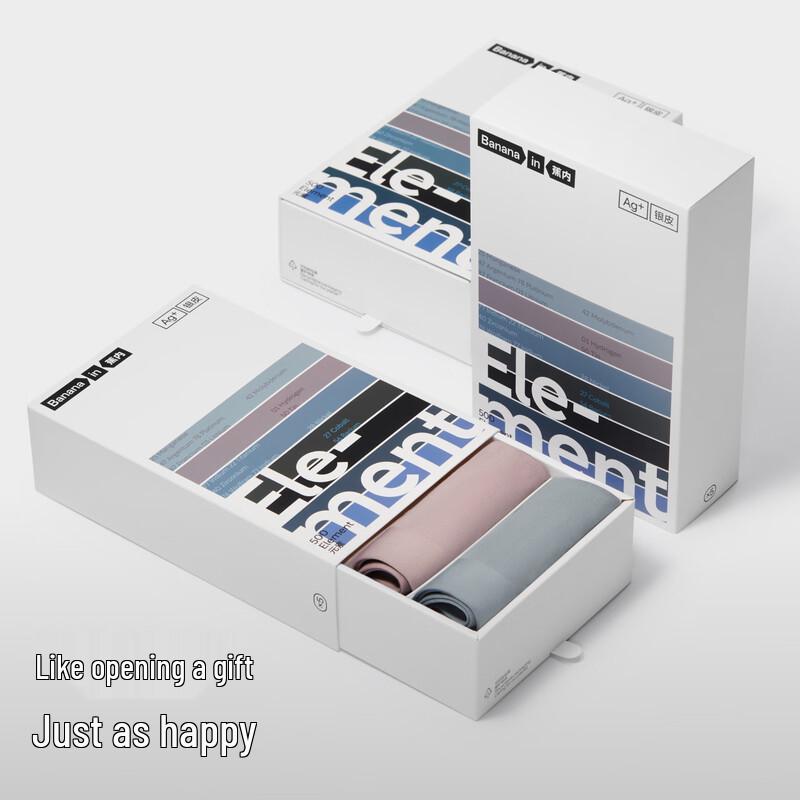 Мужские модальные антибактериальные боксеры-брифы Bananain Silver Skin 500E (5-Pack)