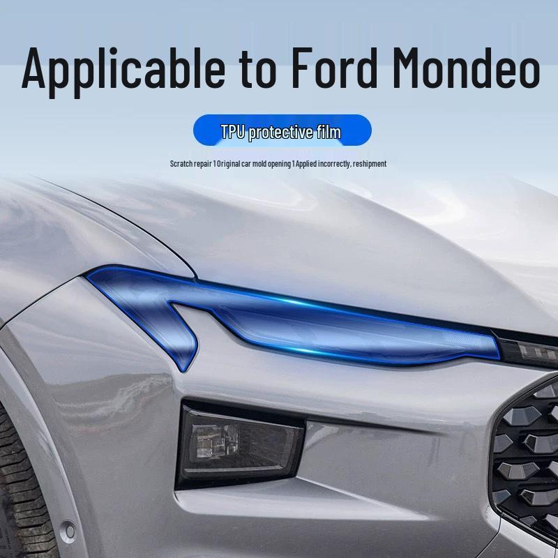 Дымчатая пленка для фар и прозрачная пленка для задних фонарей Ford для Mondeo, Explorer, Edge и Escape - ТПУ
