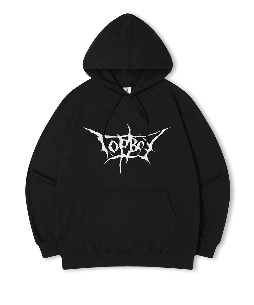 Большая толстовка с капюшоном и принтом, на флисовой подкладке, Doomsday