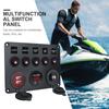 5-клавишный 12 В светодиодный выключатель света панель управления вольтметр 2 USB зарядное устройство цепь управления светодиодом вкл. выкл. для автофургона грузовика лодки квадроцикла каравана