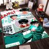 "Anime Style Carpet with Manga Characters and Dynamic Design Print" Suitable for use as an anti-slip for living room bedroom sofas