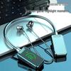 Bluetooth-наушники-гарнитура с большим аккумулятором, цифровым дисплеем и слотом для карты для спорта и игр