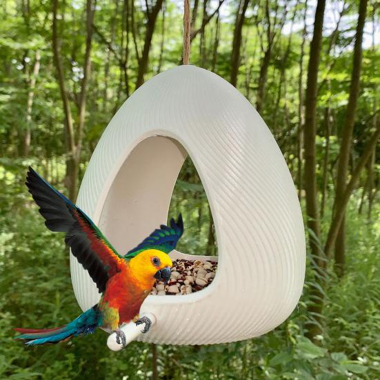 Кормушка для птиц в форме капли воды для уличного подвесного домика для кормления диких птиц для наружного декора сада, патио, заднего двора