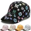 Hat Female Letter M Colorful Duck Tongue Hat Versatile Couple Baseball Hat Sunscreen Hat