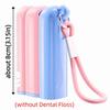 Dustproof Floss Stick Storage Box Press-on Floss Dispenser Automatic Pop Dental Floss Box  Hotel