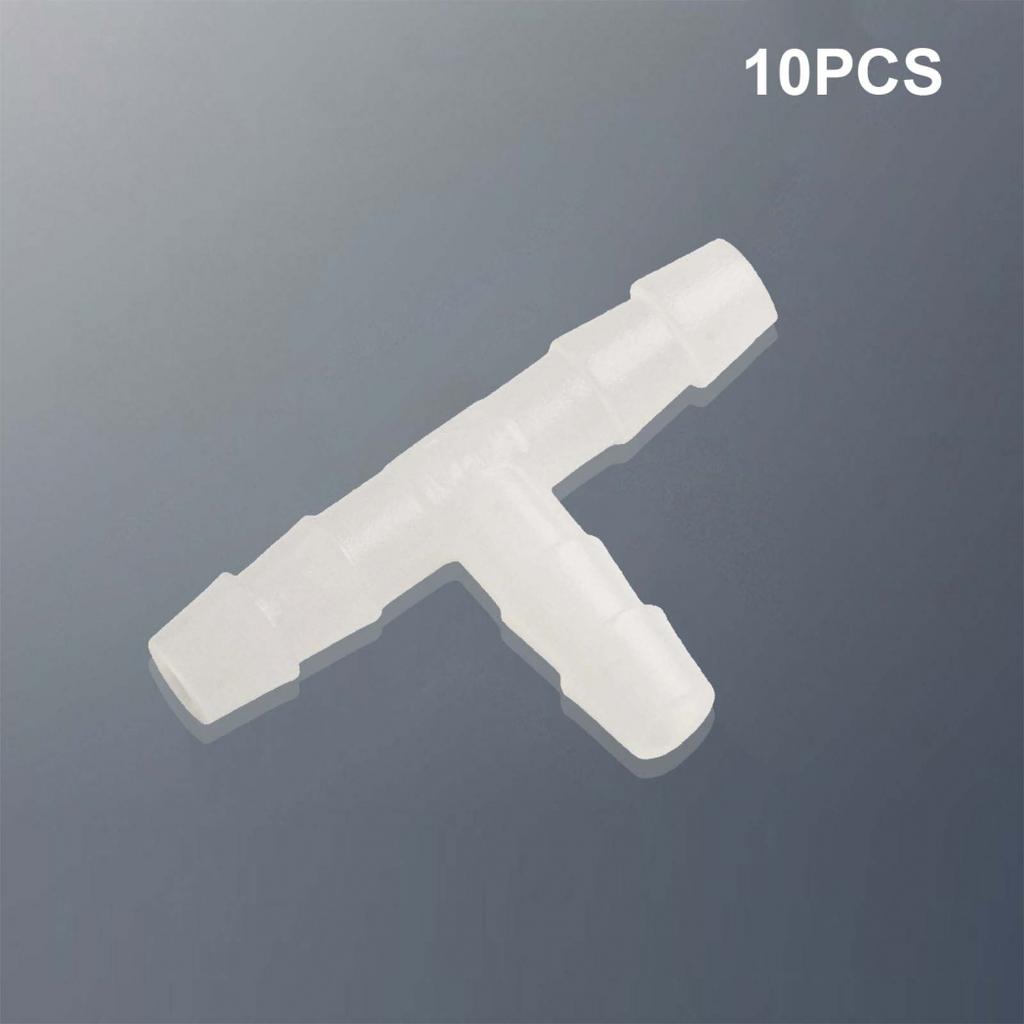 Пластиковый материал T-образные фитинги шланга переходное соединение T-образный тройник 4-8 мм