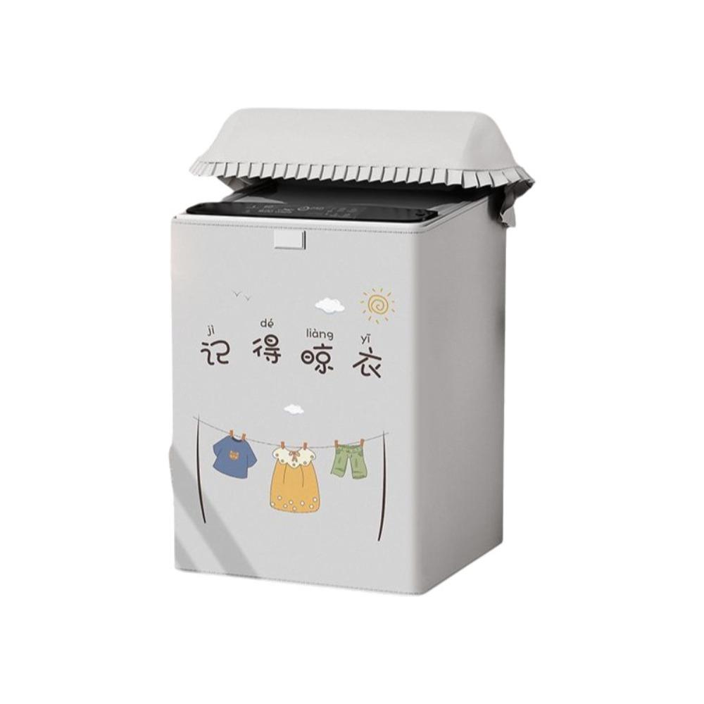 Sunscreen Washing Machine Cover Waterproof Dust-proof Cover Universal Top Open Cover Home Decor