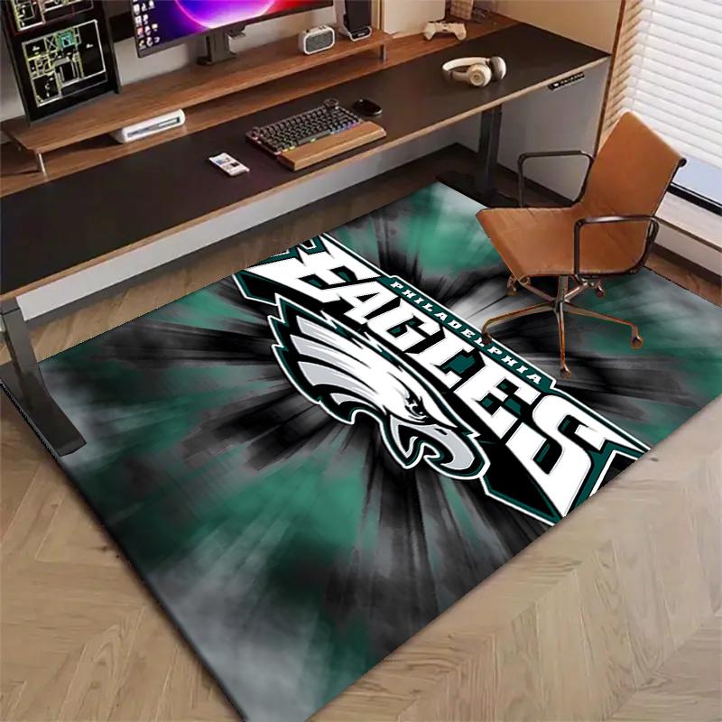 Philadelphia Polyester Carpet, Soft Indoor Mat for Office Chair, Living Room, Computer Desk - Decorative Home Office Rug Design