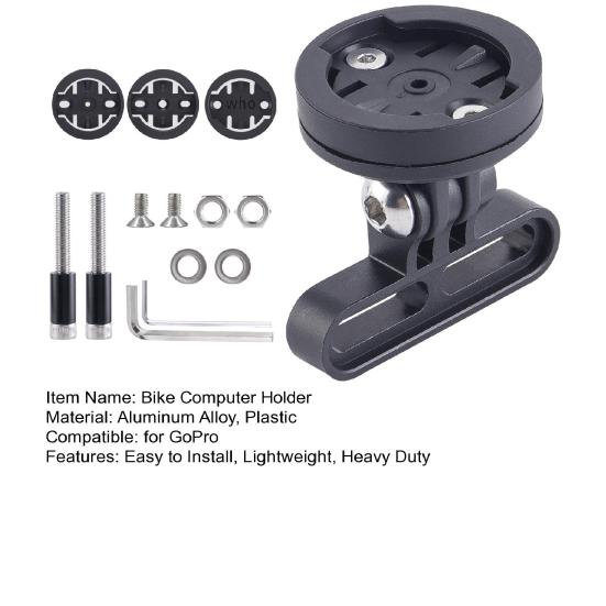 Крепление для велосипедного компьютера GoPro, регулируемое, легкое, универсальное, для горного велосипеда, на руль, для экшн-камеры, держатель для фонаря, аксессуары для велосипеда