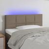 VidaXL LED Headboard Bedroom Furniture Single Bed Accessory Headboard Interior Taupe 3121590