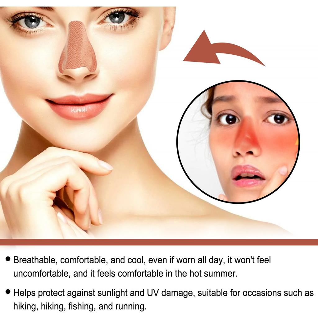 Крем для носа на открытом воздухе, солнцезащитная полоска для носа, нос, спорт на солнце, солнцезащитная полоска для носа, 24 шт./1 шт.