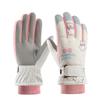 Kids' Winter Touch Screen Ski Gloves - Non-Slip, Windproof, Warm, Five-Finger Design with Velvet Lining