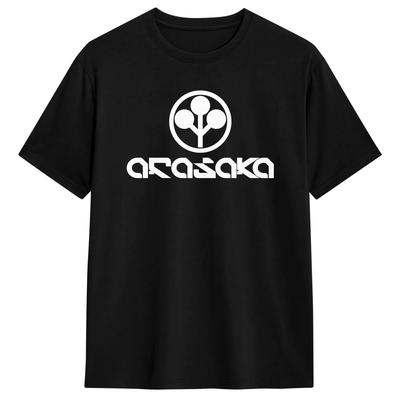 Хлопковая футболка с логотипом Arasaka для мужчин, летняя, уличная, удобная, прохладная, больших размеров, недорогая
