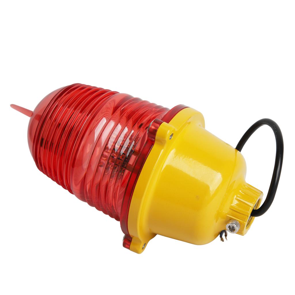 Aviation Obstruction Light Super Bright Impact Resistant Aviation Obstruction Light for Marine Boat AC220V Constant