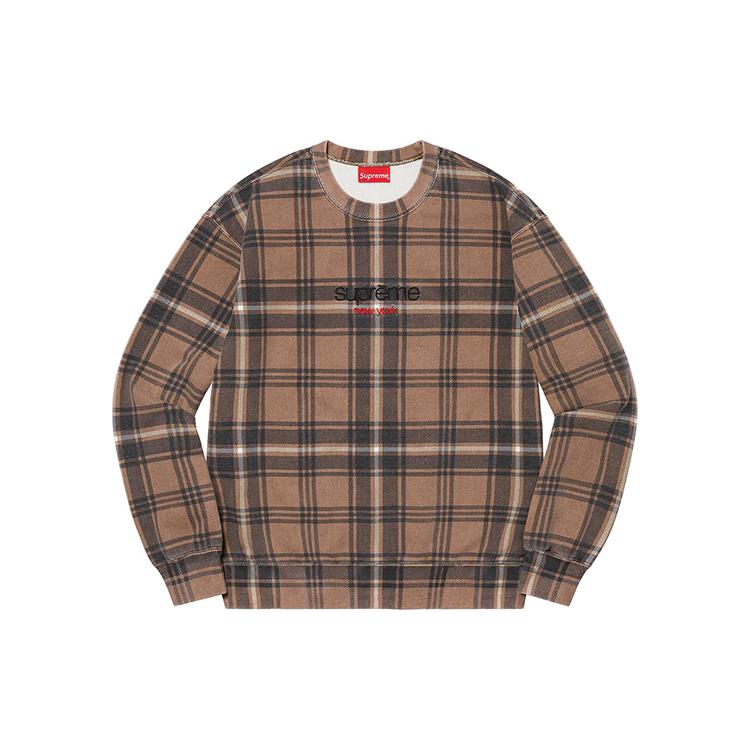 Supreme Plaid Crewneck SUP-SS21-669