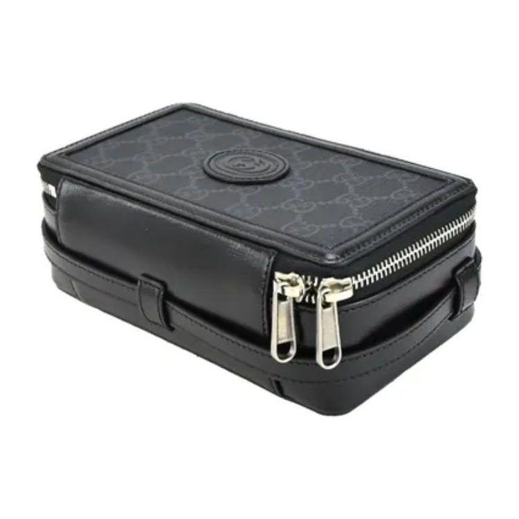 Gucci Сумка для камеры GG Monogram Кожаная отделка Для повседневного ношения 671674-92TCN-1000