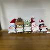Cute Crochet Christmas Hat Penguin Doll With Card Home Room Decoration Fashion Handmade Knitted Positive Energy Penguin Dolls