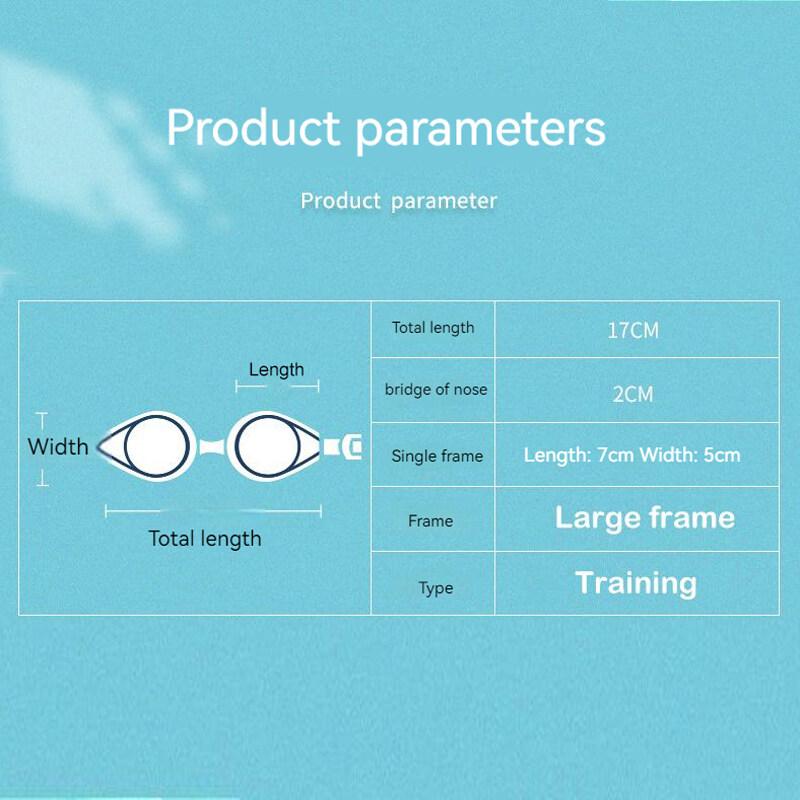 Children's Anti Fog Waterproof Swimming Goggles Transparent Swim Glasses Boys Girls Water Sport Diving Eyewear Without Box