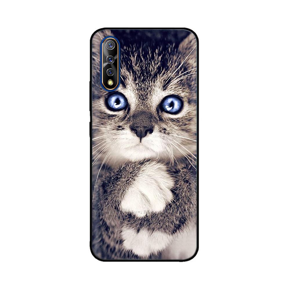 Чехол для телефона Vivo V17 Neo Мягкий ТПУ Силиконовая Задняя Крышка Для Vivo S1 1907 6.38" V17Neo V 17 neo Защитный Печатный Корпус
