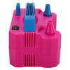 600W Electric Air Balloon Pump Dual Nozzle Automatic Balloon Inflator Blowing Machine Rose Red US Plug 110‑120V