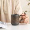 Ретро грубая керамическая кофейная чашка японская керамическая чашка для воды чашка с ушком простая бытовая кофейная чашка креативная кружка