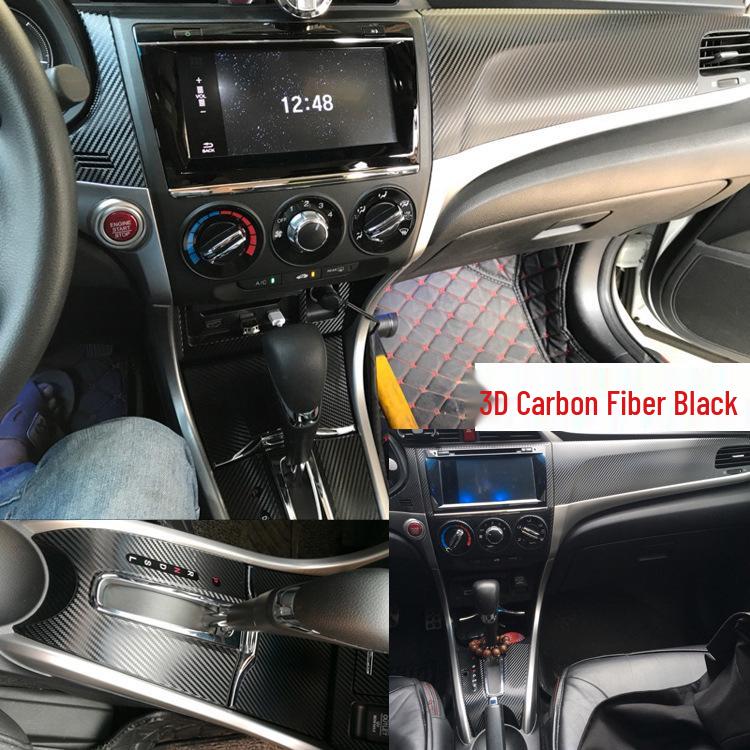 13-18 Lingpai Interior Carbon Fiber Gear Console Anti-Scratch Film