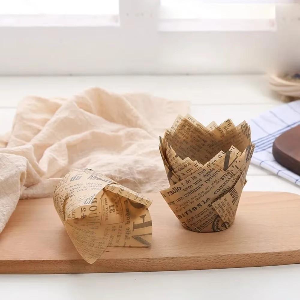 DIY Cake Muffin Cups Pastry Tools Cupcake Liners New Tulip Baking Cup Home & Kitchen