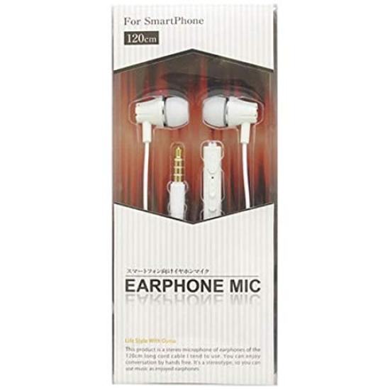 Stereo earphone microphone for volume smartphone/3.5/with IESMV-SP602WH