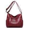 Kangaroo Dimensional Three Crossbody Bag Ladies Zipper Pocket Elements Splicing