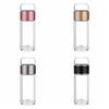 Borosilicate Glass Tea Water Separation Bottle 304 Stainless Steel Transparent 500ML Tea Bottle Silicone Double-Layer Heat-proof