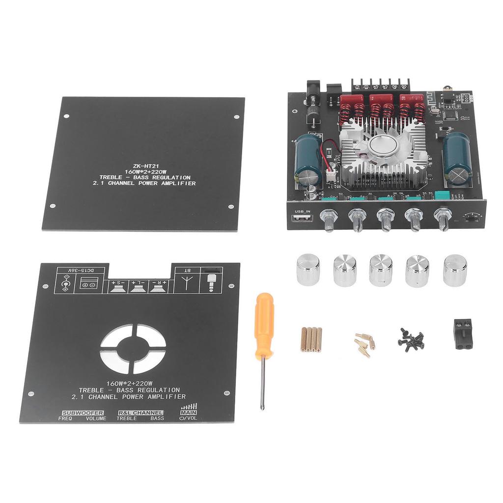 Модуль усилителя мощности звука с регулировкой высоких и низких частот, плата усилителя мощности Bluetooth для магазина