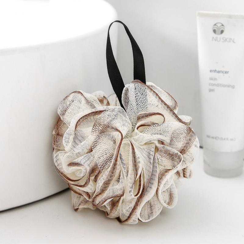 Мягкая сетка для душа, пенящаяся губка, отшелушивающий скруббер, шарик для ванны, очиститель кожи тела, чистящий инструмент, аксессуары для ванной комнаты