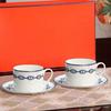 Европейская ретро легкая роскошная керамическая кофейная чашка домашний набор чашки и блюдца из костяного фарфора английский послеобеденный чай креативная чайная чашка чашка подарок