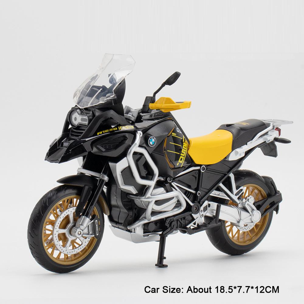 1:12 Suzuki Gsx1000r R1250gs Сплавные Литые Игрушки Модели Мотоциклов Машина Со Светом Амортизация Миниатюрный Мотоцикл Подарки для Мальчиков