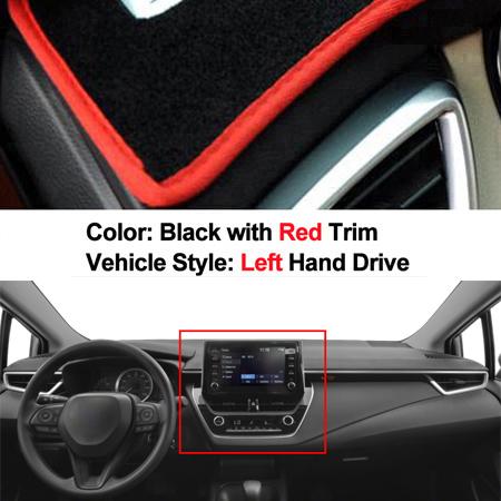 Накладка на панель приборов автомобиля Коврик на панель Накидка Для Toyota Corolla E210 2019 - н.в. Левый руль Правый руль Автомобильный коврик на панель 2020 2026 Защита от солнца Антигрязь
