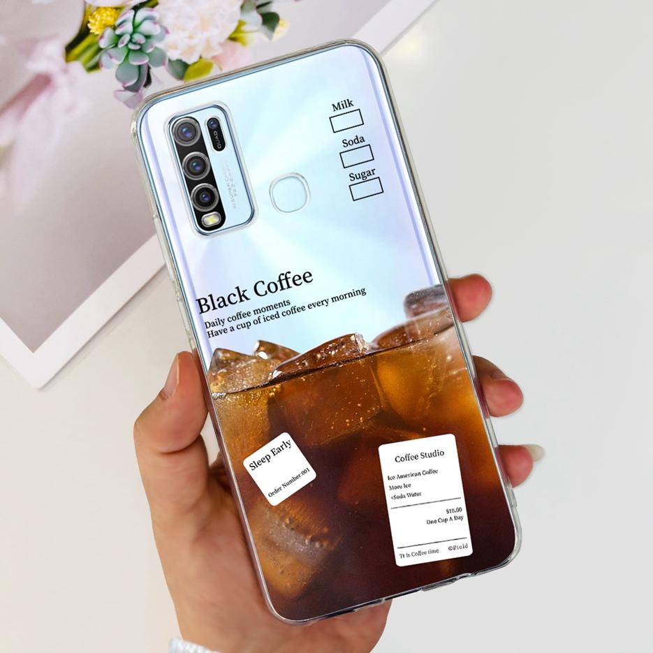 Чехол для Vivo Y30 Чехол для Vivo Y50 1935 1938 Новый Модный Расписной Чехол Прозрачный Силиконовый Мягкий ТПУ Чехол для Телефона Для Vivo Y50 Y 30 VivoY50 Сумки
