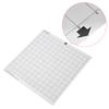 Replacement Cutting Mat Transparent Adhesive Cricut Mat with Measuring Grid 12 by 12 Inch for Silhouette Cameo Cricut Explore Plotter Machine 10PCS